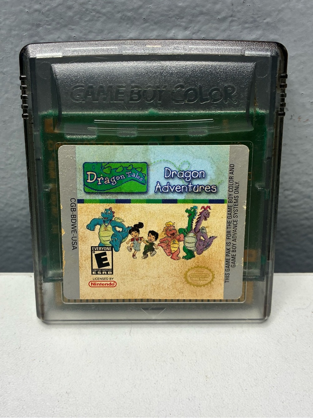 Dragon Tales Dragon Adventures Game Boy Color Authentic Nintendo